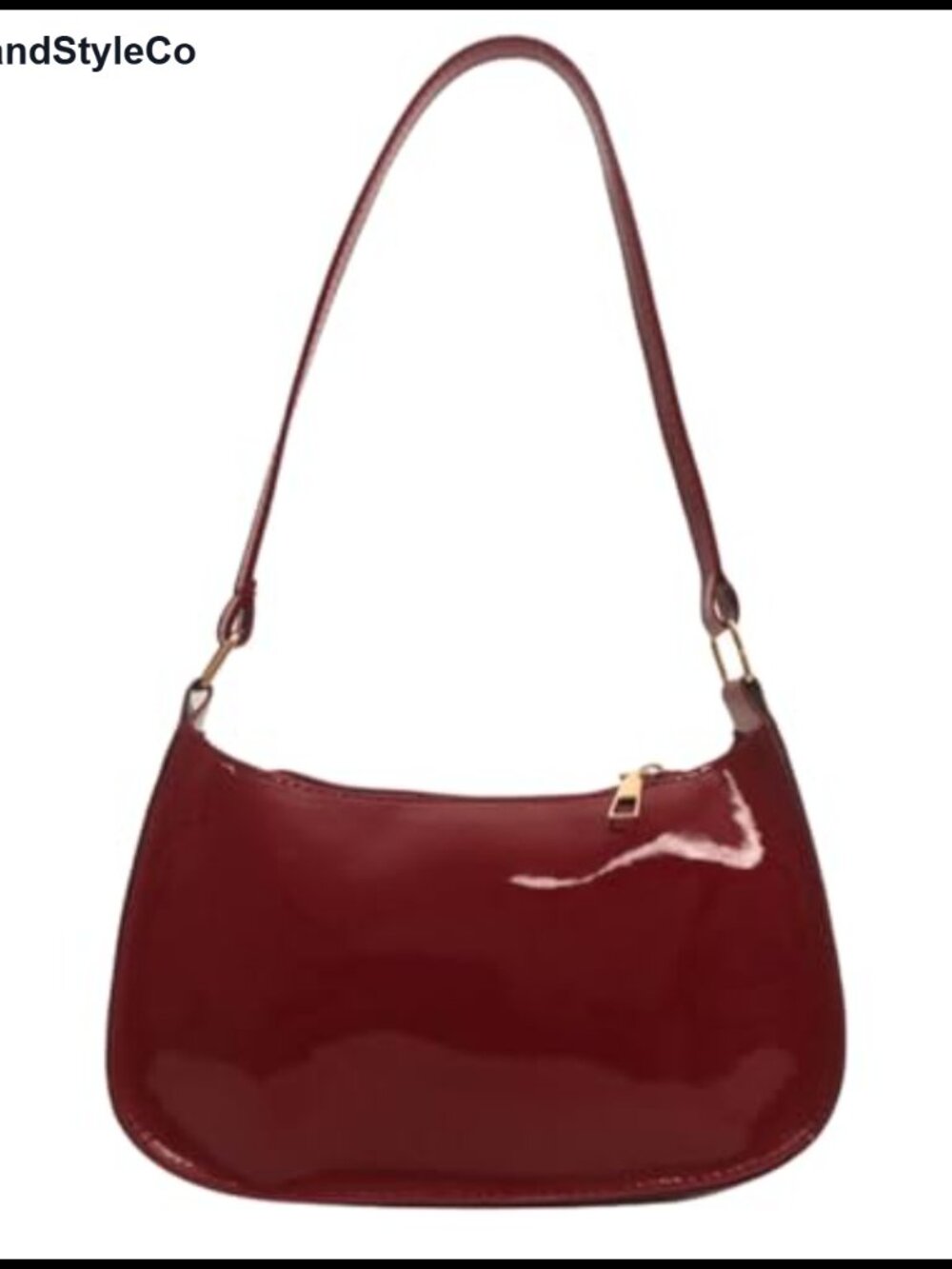 Patent Leather Clutch Purse Shiny Evening Handbag MINI Shoulder Bag